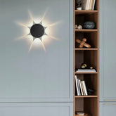 Inspire Round Semi-Ceiling Lamp 16x5.5 cm Black,
